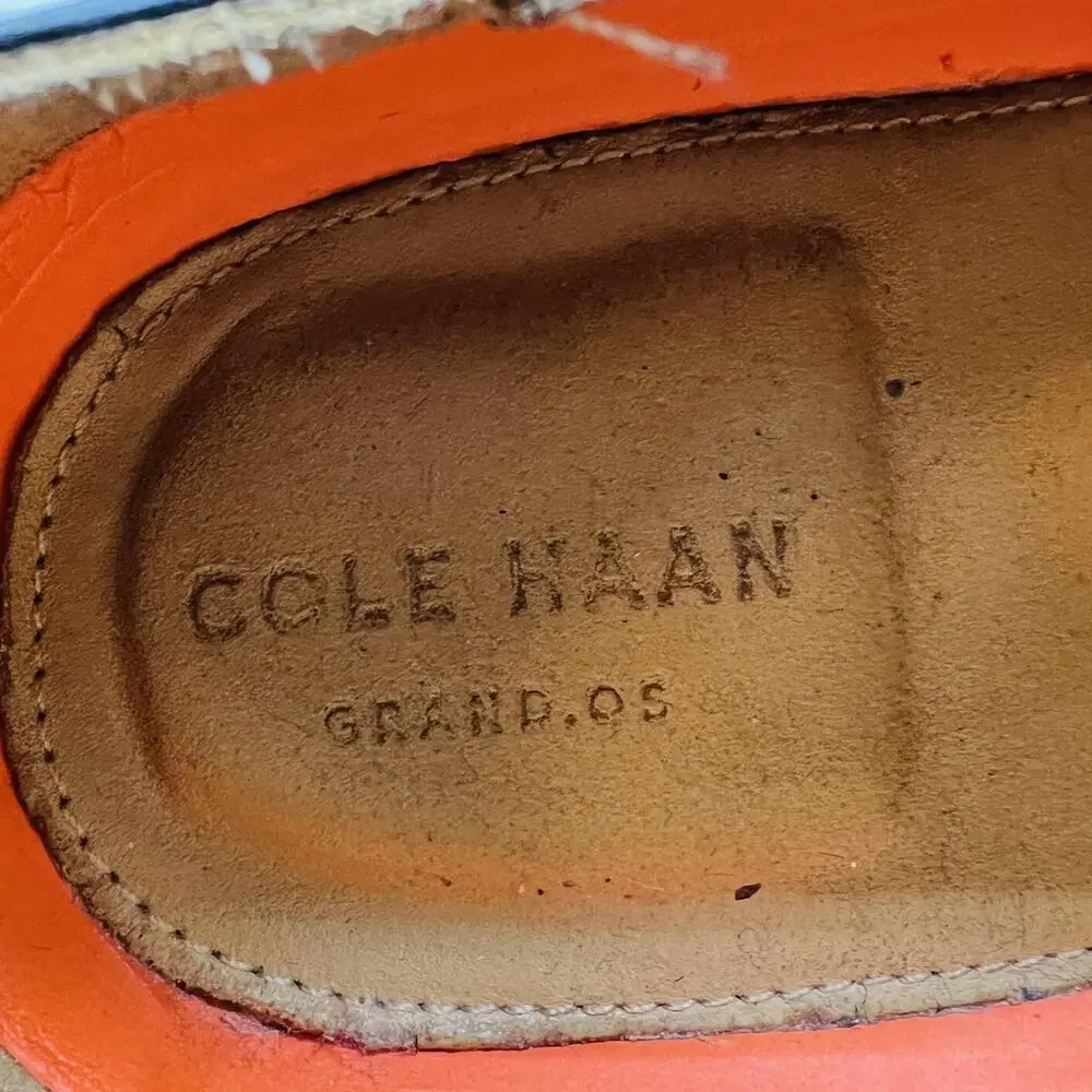Cole Haan Shoes Mens 13 Black Leather Grand OS Derby Oxford Dress Round Toe